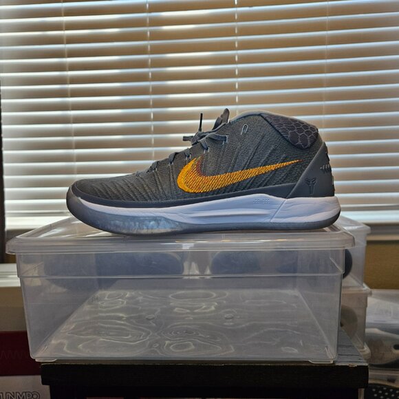 Nike Kobe A.D. Mid Grey Snake Men's Size 11.5 RARE - Picture 4 of 6